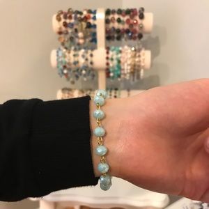 Light Blue Crystal Bracelet